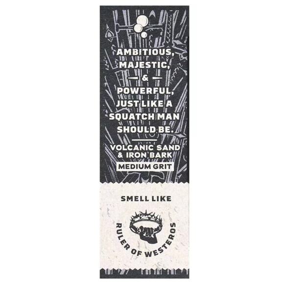 Dr. Squatch Men's All Natural Bar Soap, Thousand Sword Scrub, Game of Thrones - Picture 2 of 5